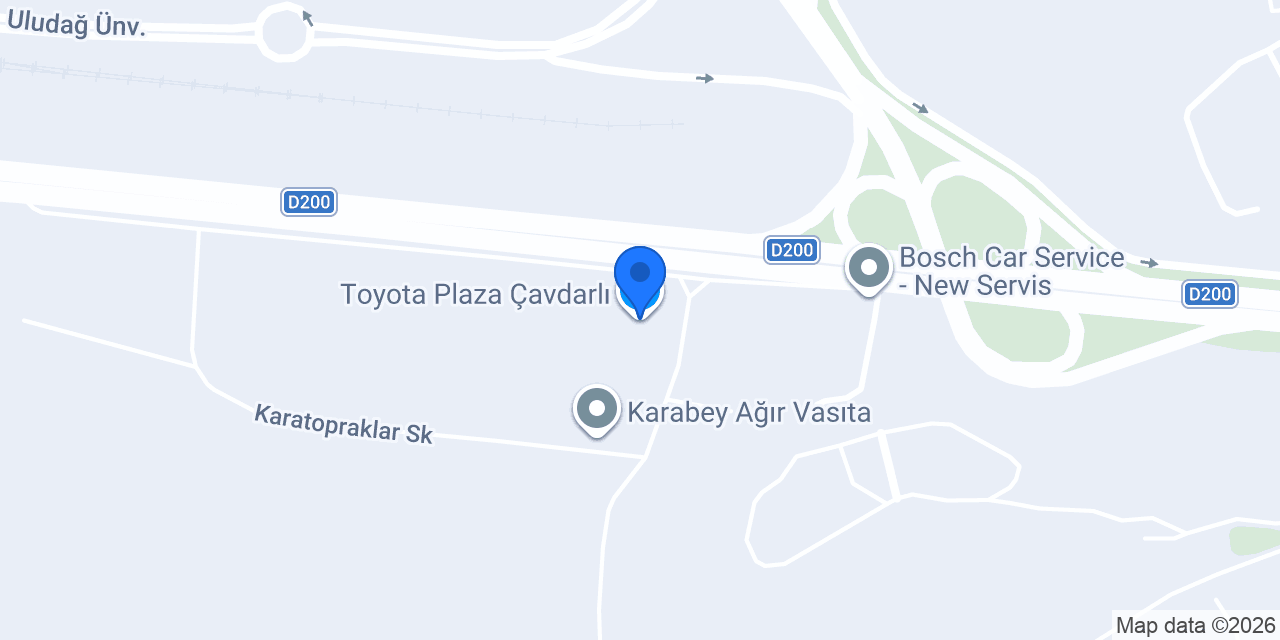 Toyota Plaza Çavdarlı konumu