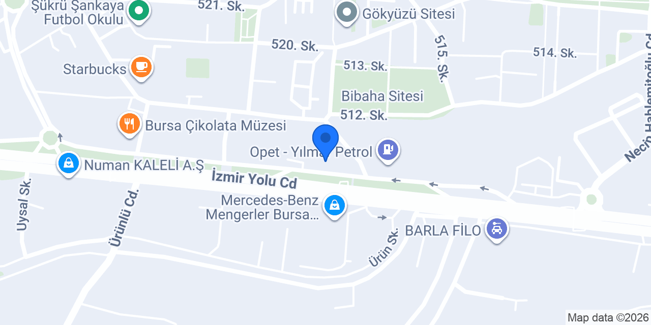 Bursa Volvo Servis (ACS VOLVO SERVİS) konumu