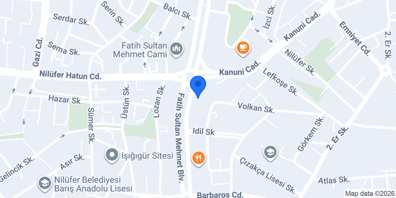 Yeni Hayat Eczanesi konumu