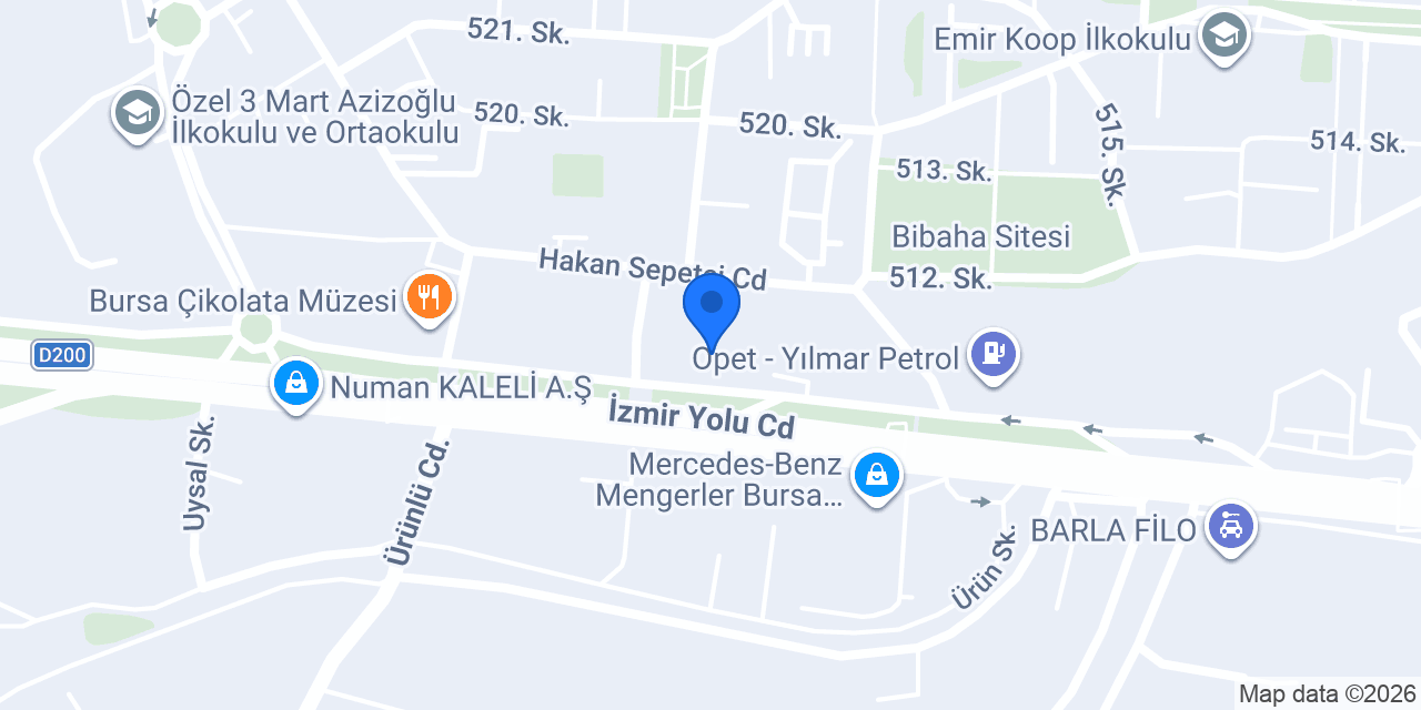 Togg Deneyim ve Servis Merkezi Bursa Nilüfer konumu