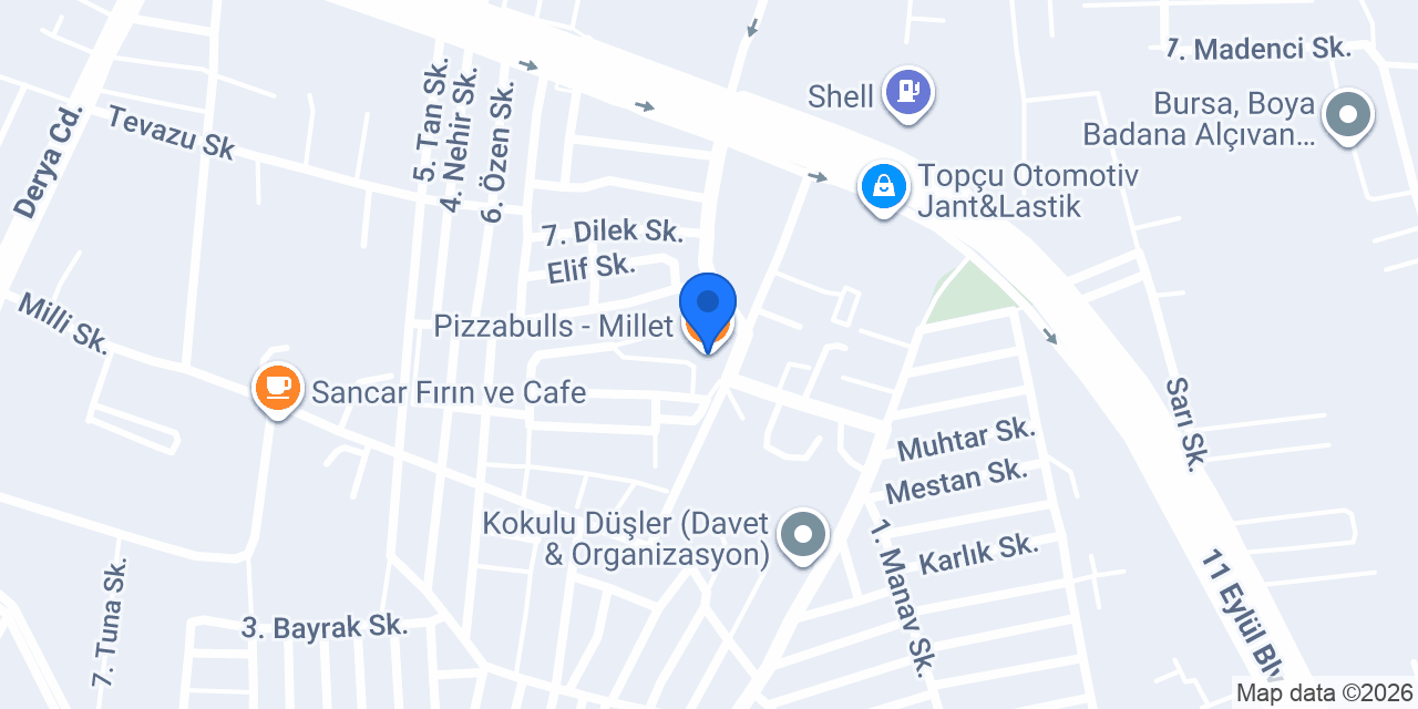 Pizzabulls - Millet konumu