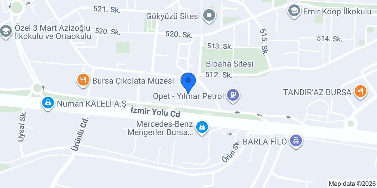 Arkat Yapı konumu