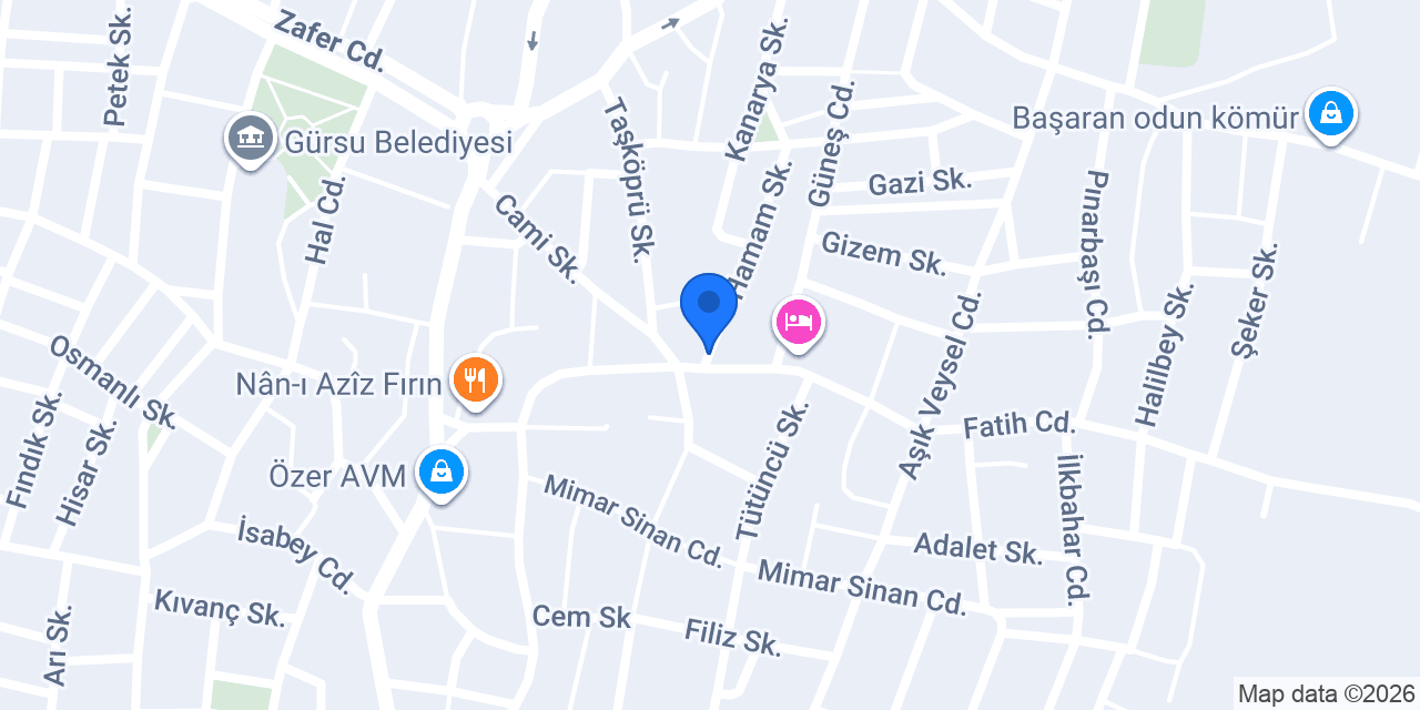 Karadeniz Ekmek Fırını konumu