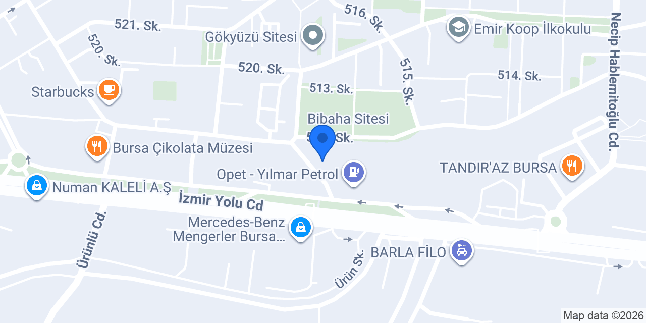 EG Otomotiv konumu