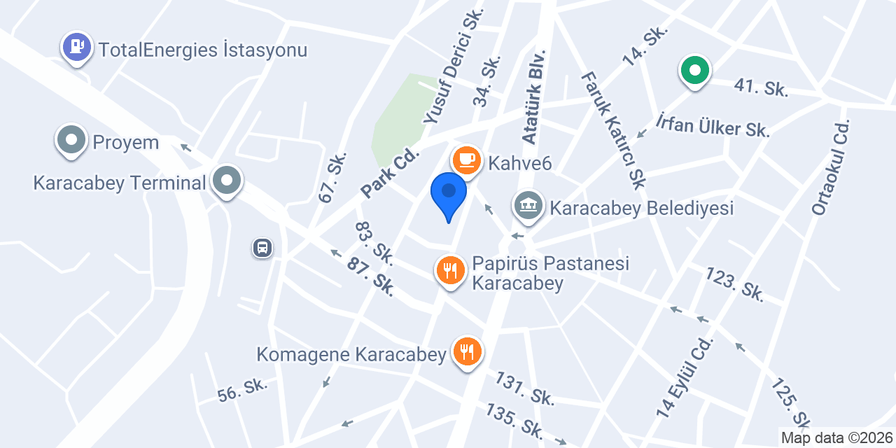 KARACABEY 2. NOTERLİĞİ konumu