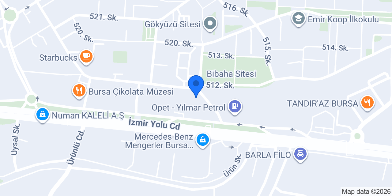 Şk İçmimarlık Ofisi konumu