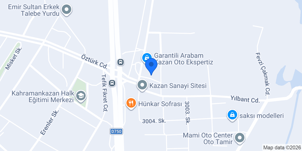 2M Ağır Vasıta konumu