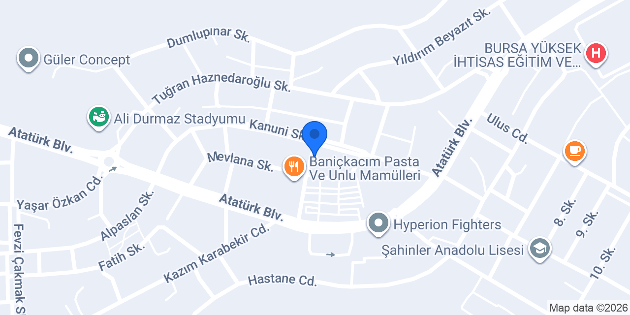 Kebabçe'm konumu
