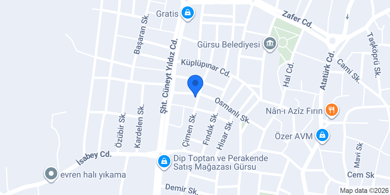 Karadeniz Ekmek Fırını konumu