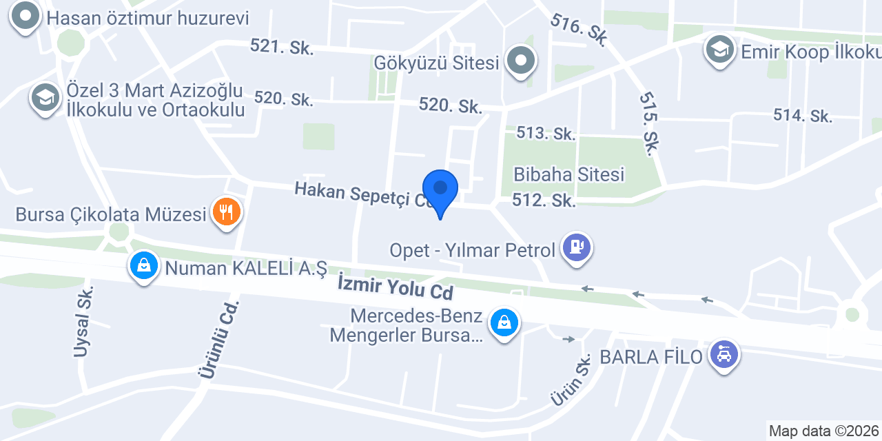 Tek Makas Berber Salonu konumu
