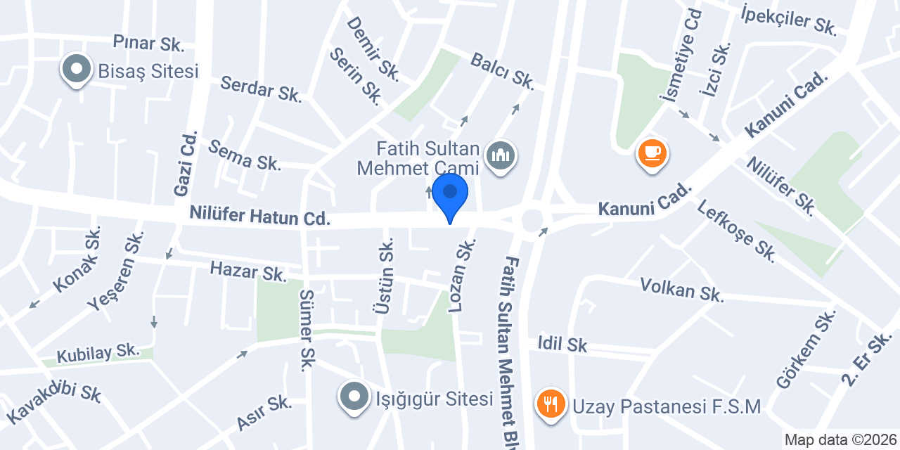 Diş Hekimi Semat Güngördü Çetin konumu