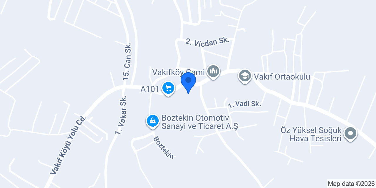 Vakıf Odunlu Ekmek Fırını konumu