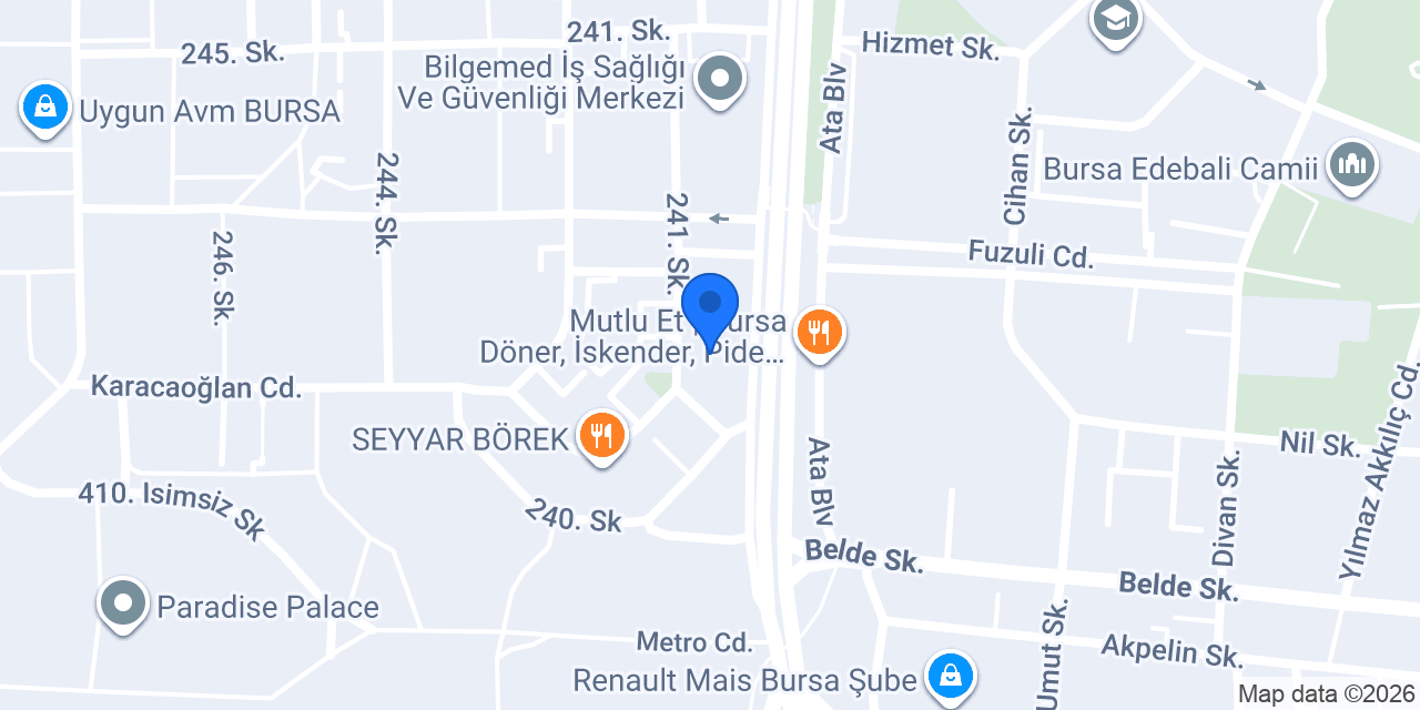 Nazife Karakamışlıoğlu konumu