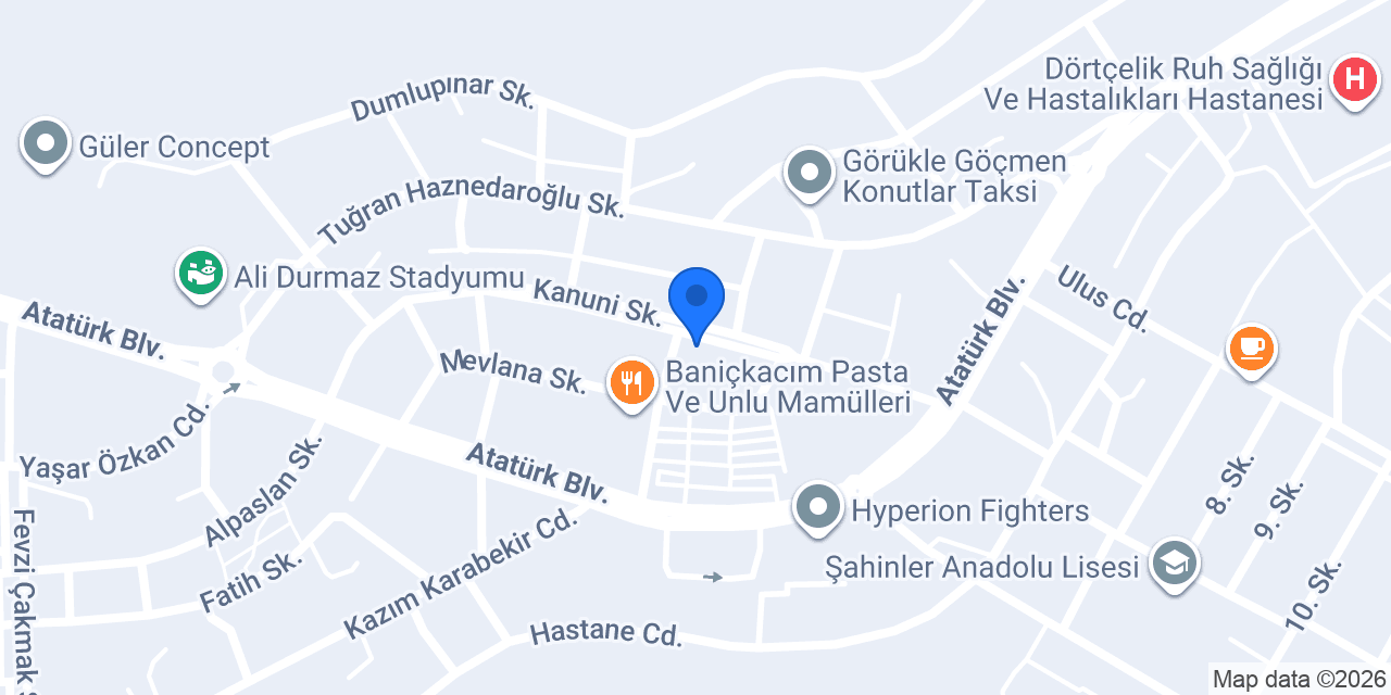 Hazall İç Giyim konumu