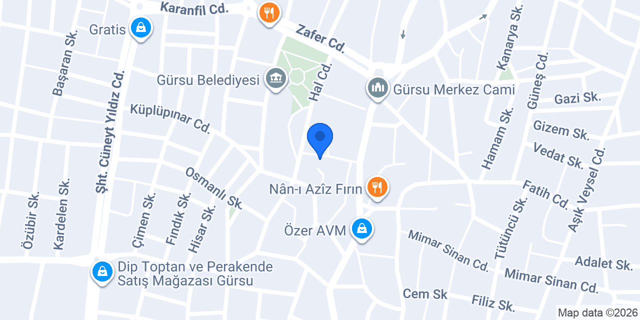 Gelin Görümce Tuhafiye konumu