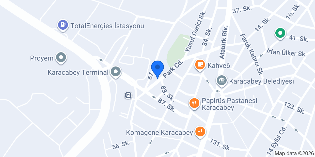 Karacabey Öğretmenevi konumu