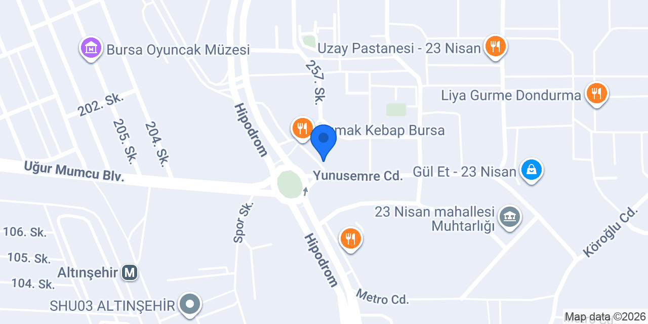 galeri mehmet bursa konumu