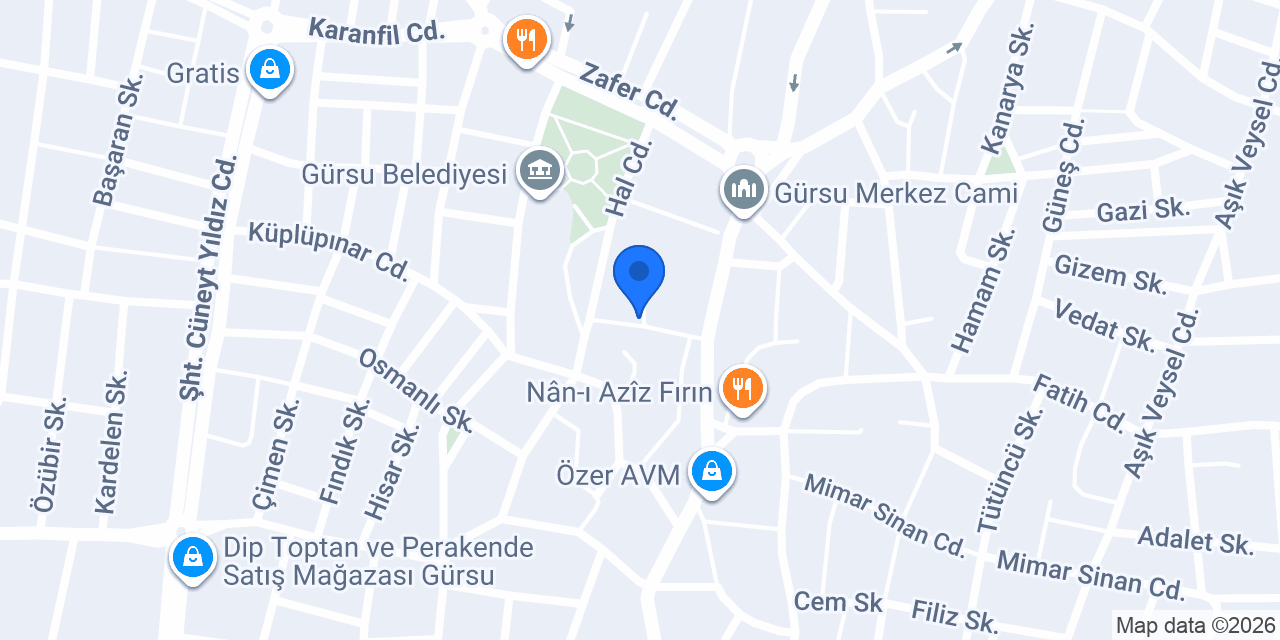 Öz TEMEL İNŞAAT & YAPI MALZEMELERİ konumu