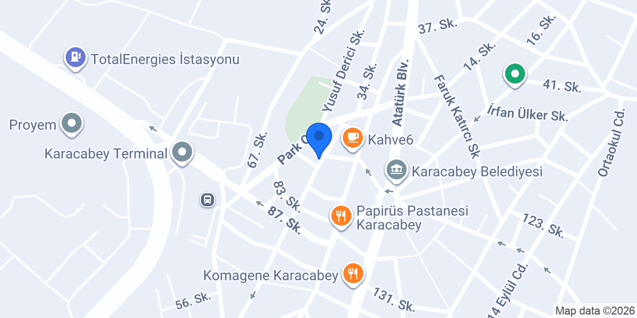 Karacabey Matbaa konumu