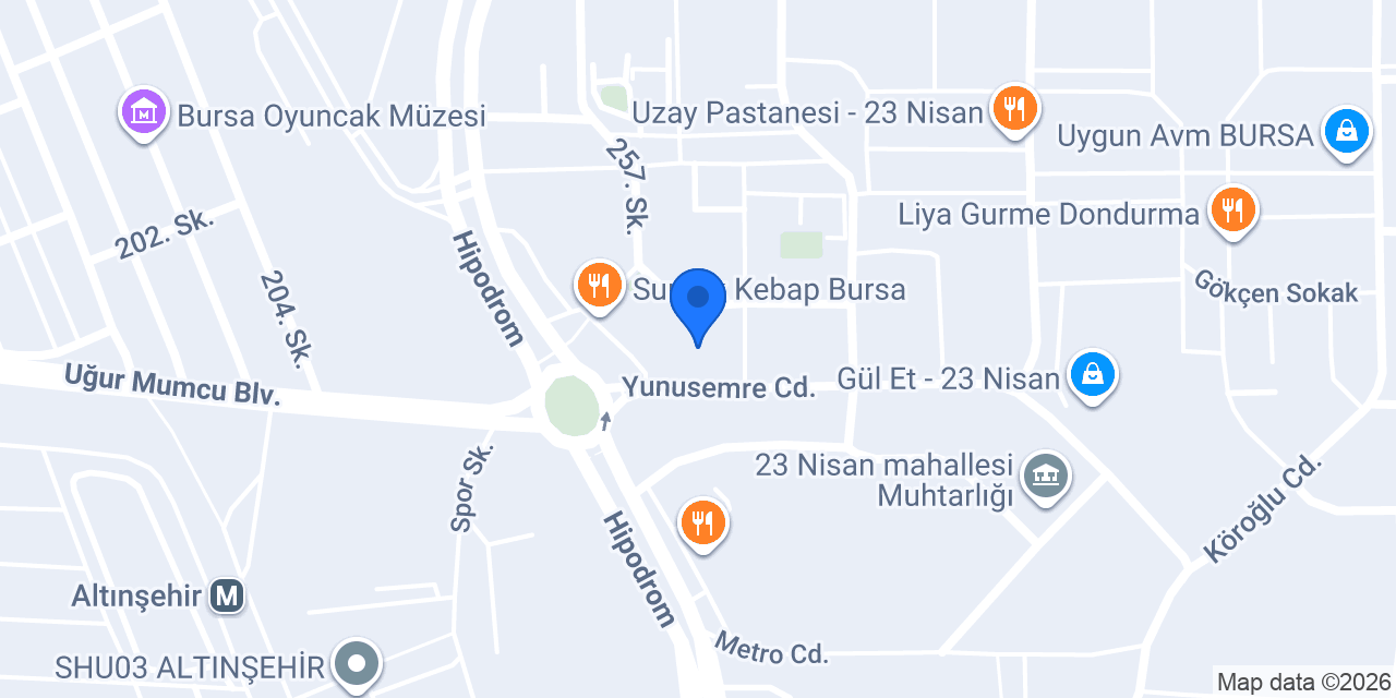 Edemen Et 23 Nisan konumu