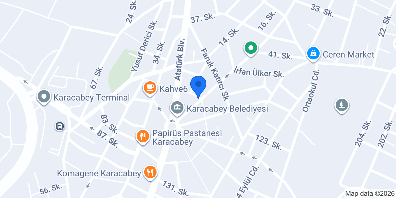 Ünler Otel Karacabey konumu