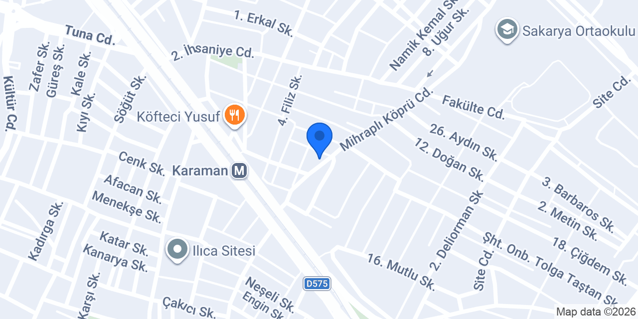 Pınar Matbaa konumu