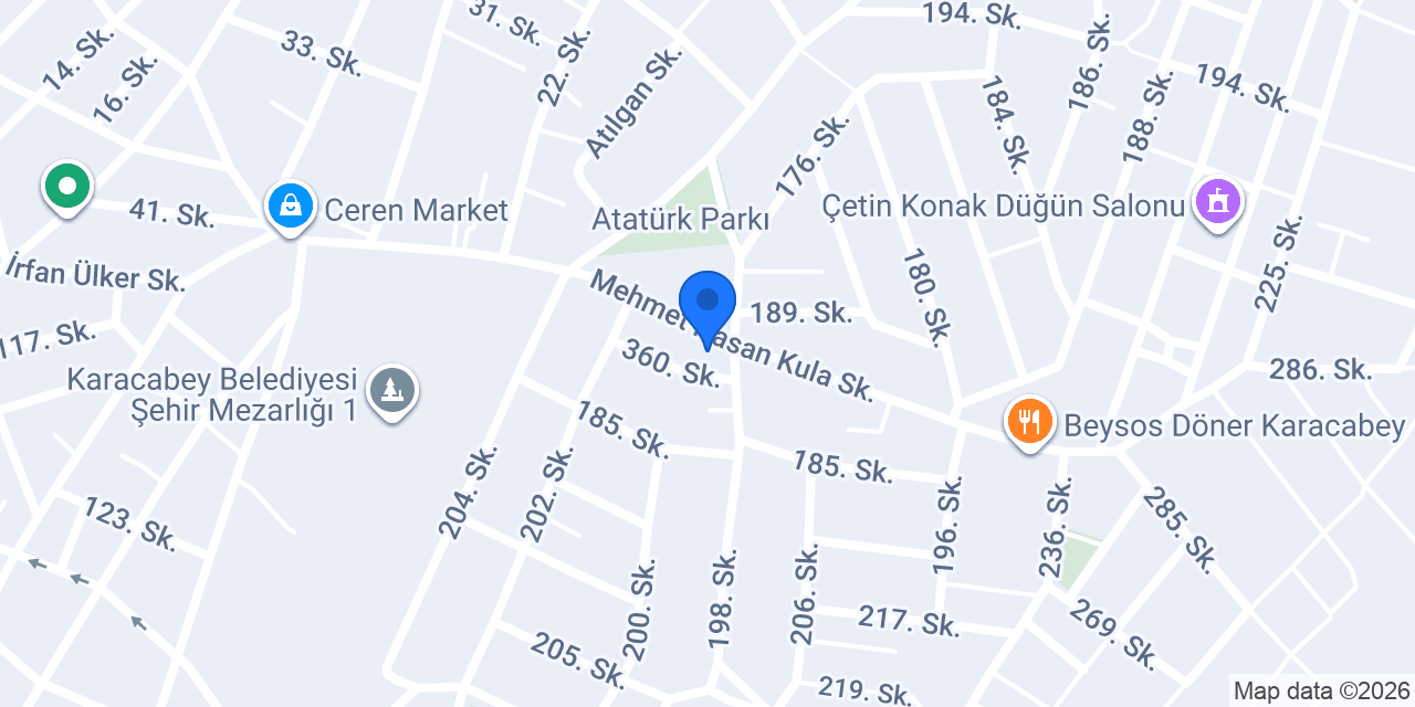 KARACABEY GÜVEN TURİZM LTD. ŞTİ. konumu