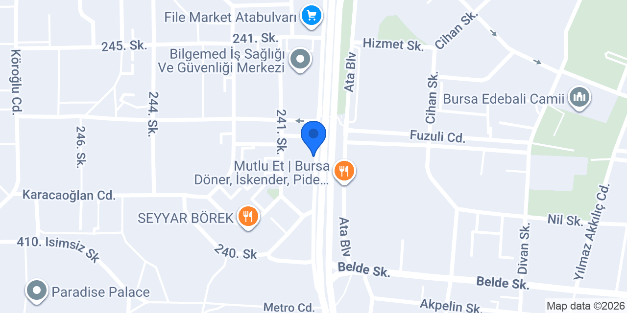 Bursa Nilüfer TGM Eğitim Koçluğu konumu