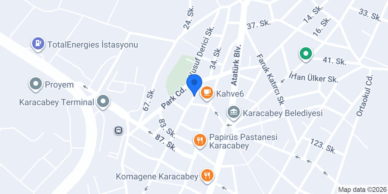 Karacabey Sadık Yılmaz İlçe Halk Kütüphanesi konumu