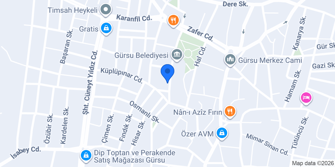 ŞaZz Erkek Kuaförü konumu