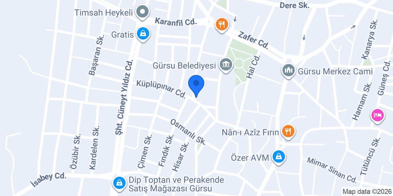 Yeşil Hac ve Umre Malzemeleri konumu