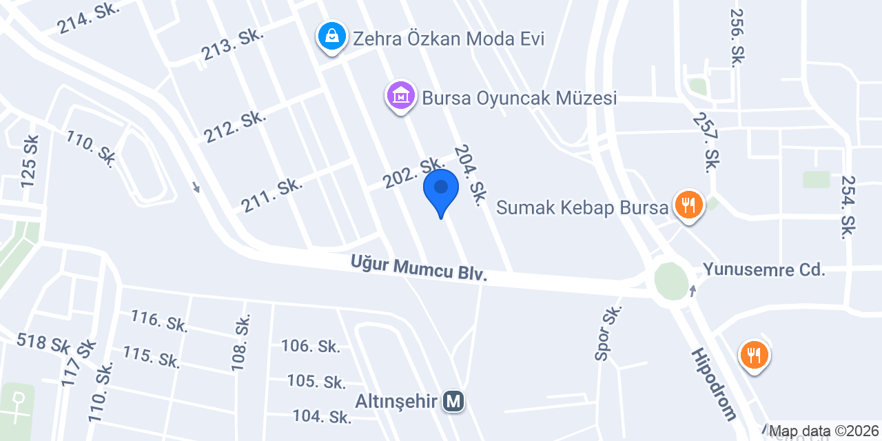 Zena Fit Club konumu