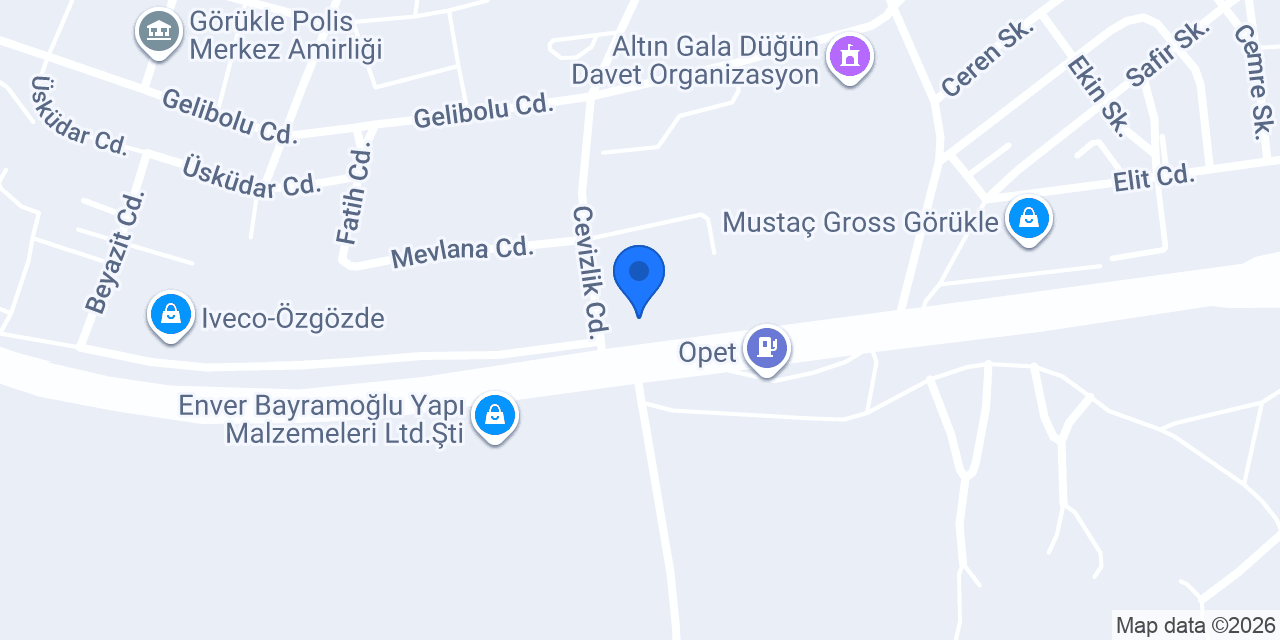 Arma Endüstriyel Akümülatör konumu