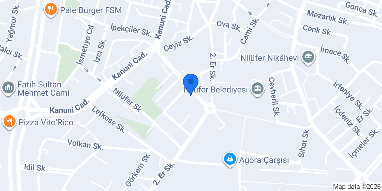 PERA OPTİK Bursa konumu