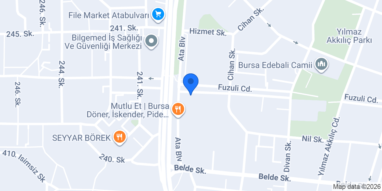 Umut Tekel Market konumu
