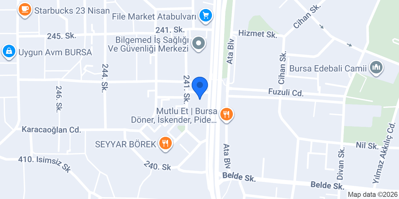 Kita Grup İnşaat Mimarlık San. Tic. A.Ş. konumu