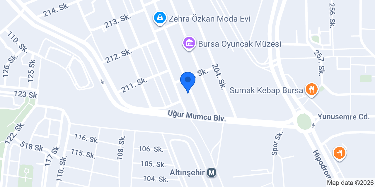 Bursa Nilüfer Protestan Kilisesi konumu