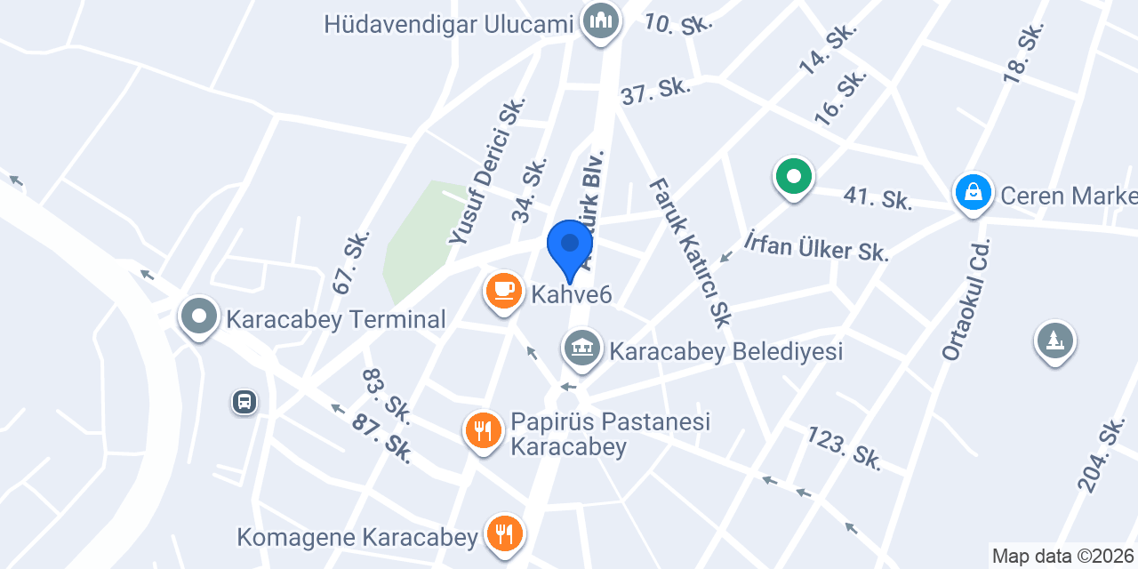 Imren Köftecisi konumu