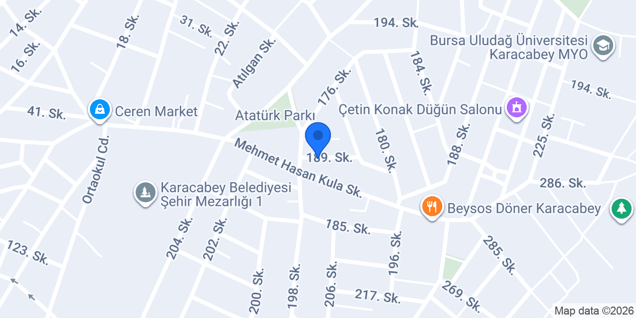 Class Düğün Salonu konumu