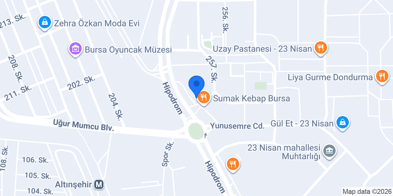 beyaz otomotiv bursa konumu