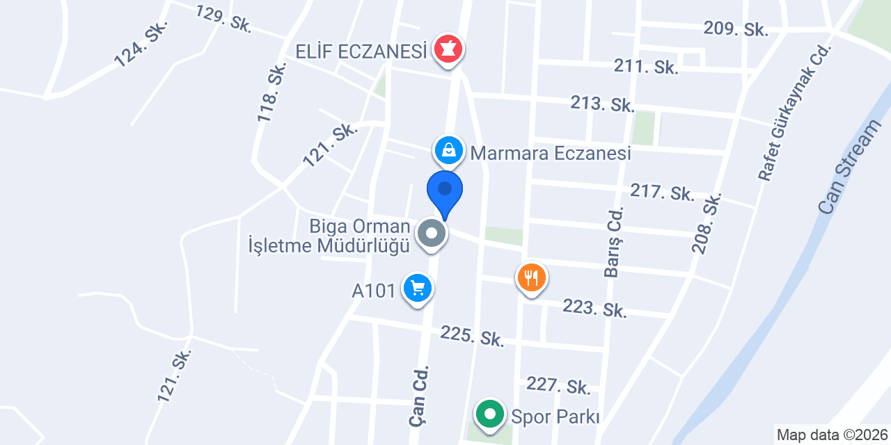 Yıldız Unlu Mamülleri konumu