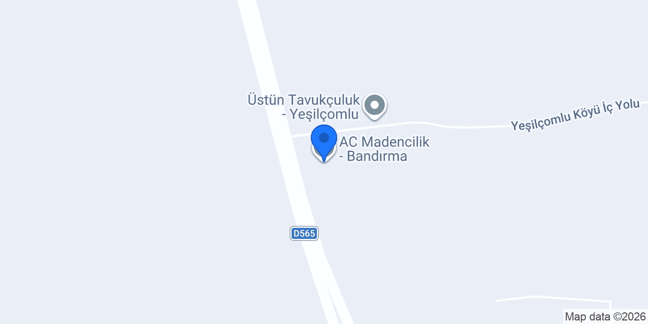 AC Madencilik - Bandırma konumu