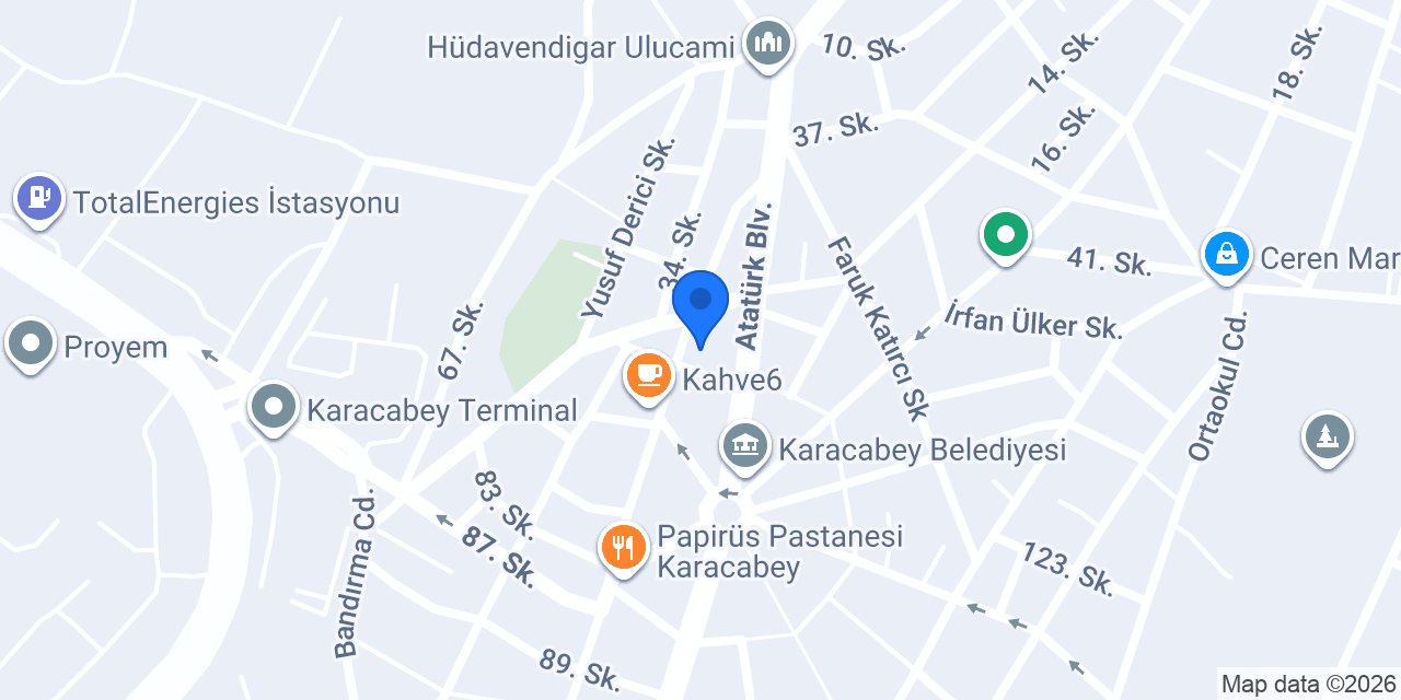 AKEL VE ÇELEBİ İNŞAAT konumu