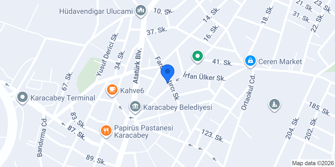 Copper Veteriner Kliniği konumu