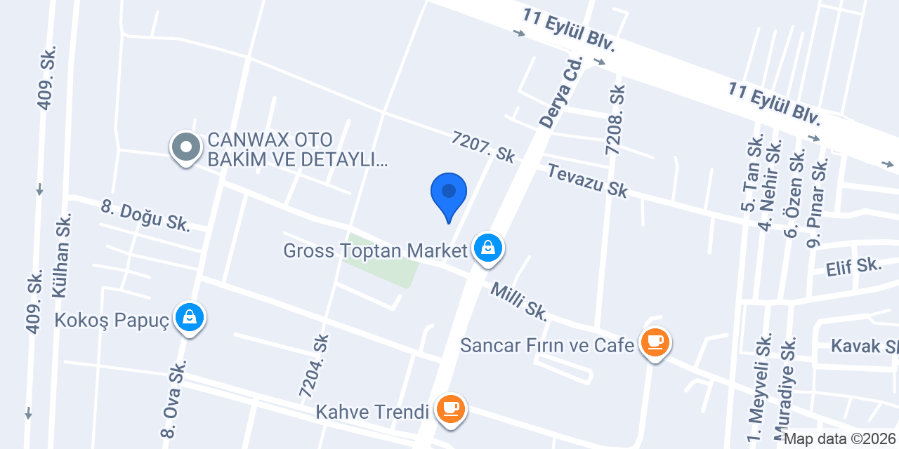 Millet Taksi konumu