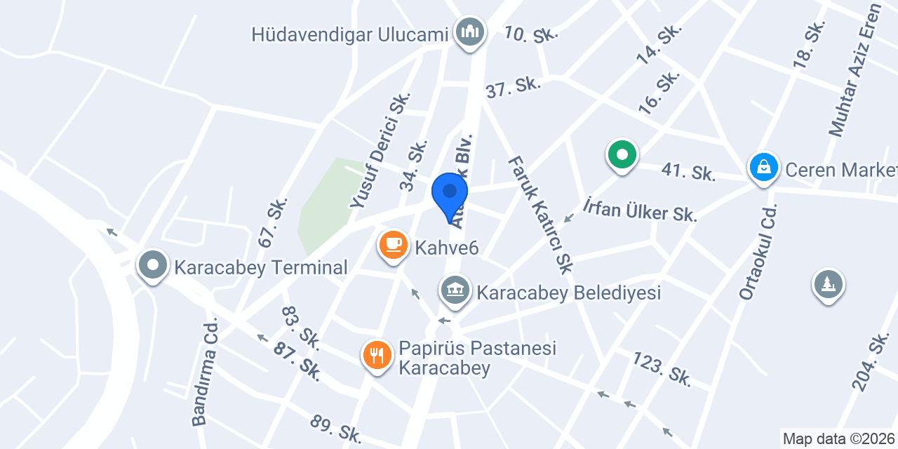 Miraç Emlak - Karacabey Emlak konumu