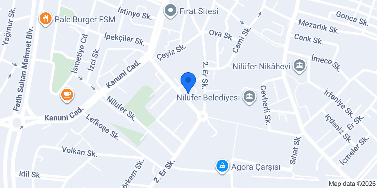 Nilüfer Polis Merkez konumu