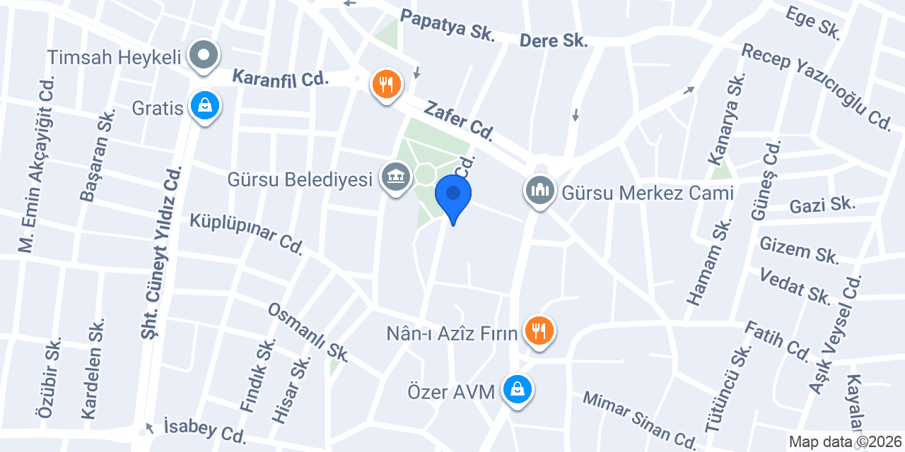 Sigortashop GÜRSU konumu