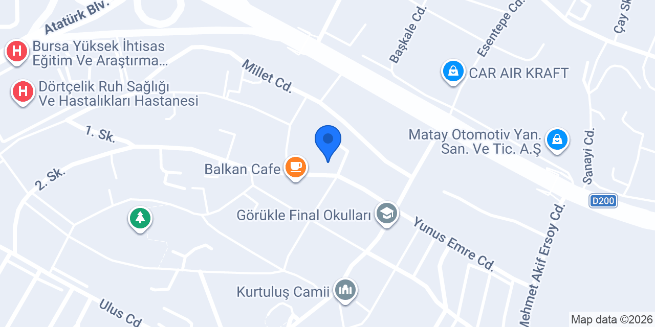 Güner Asansör Kiralama konumu