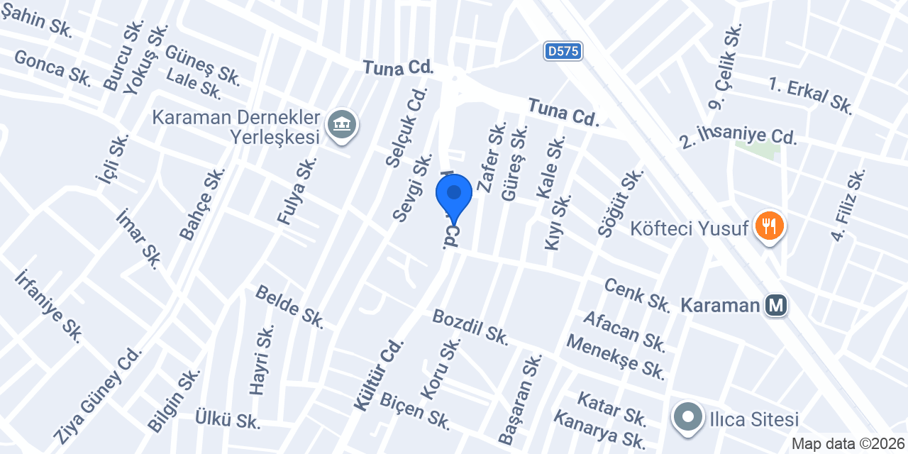 Nadiye Mesutoğlu Güzellik Merkezi konumu